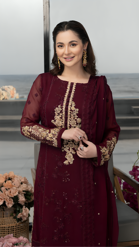 LUXURY LAWN 3PCS STITCHED | LL-1749-US