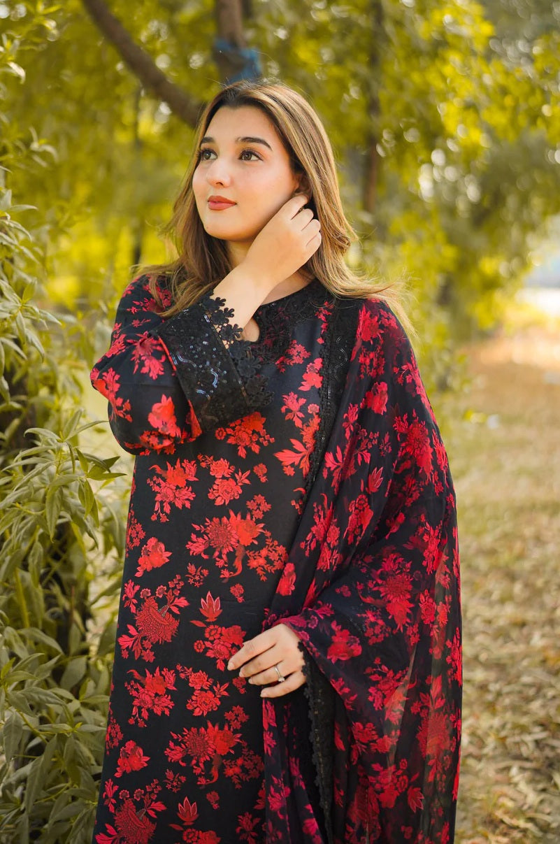 LUXURY LAWN 3PCS STITCHED | LL-1771-US