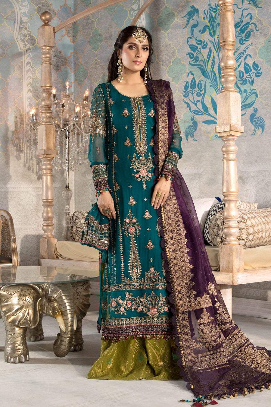 LUXURY CHIFFON 3PCS STITCHED | LC-2707-US