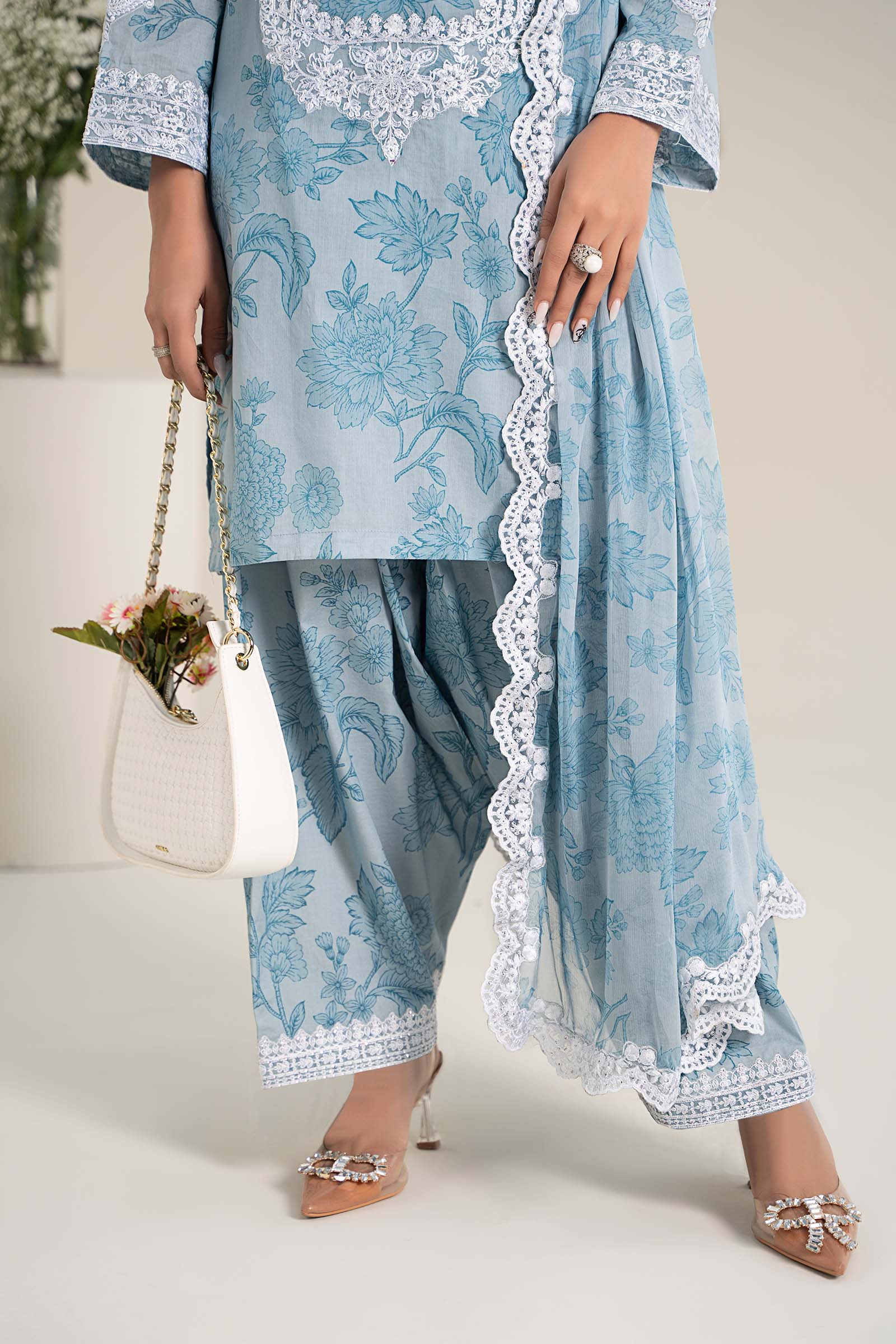 LUXURY LAWN 3PCS STITCHED | LL-1728-US
