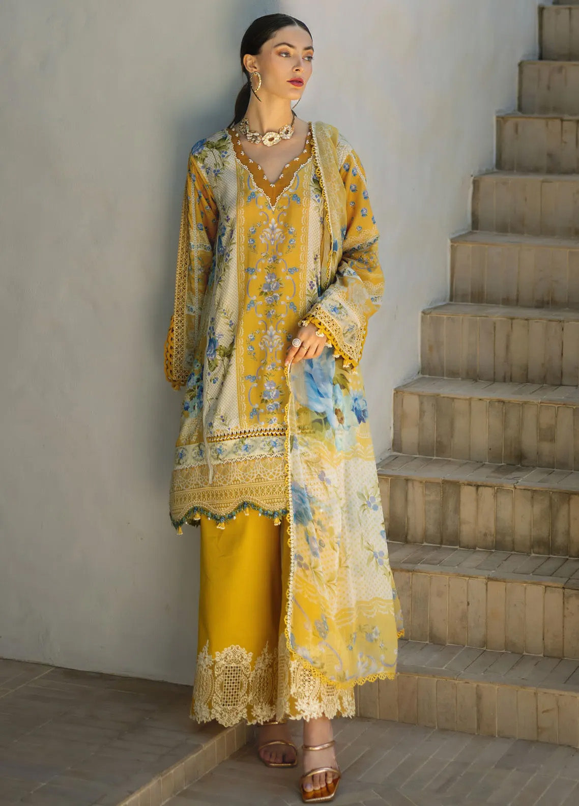LUXURY LAWN 3PCS STITCHED | LL-1768-US