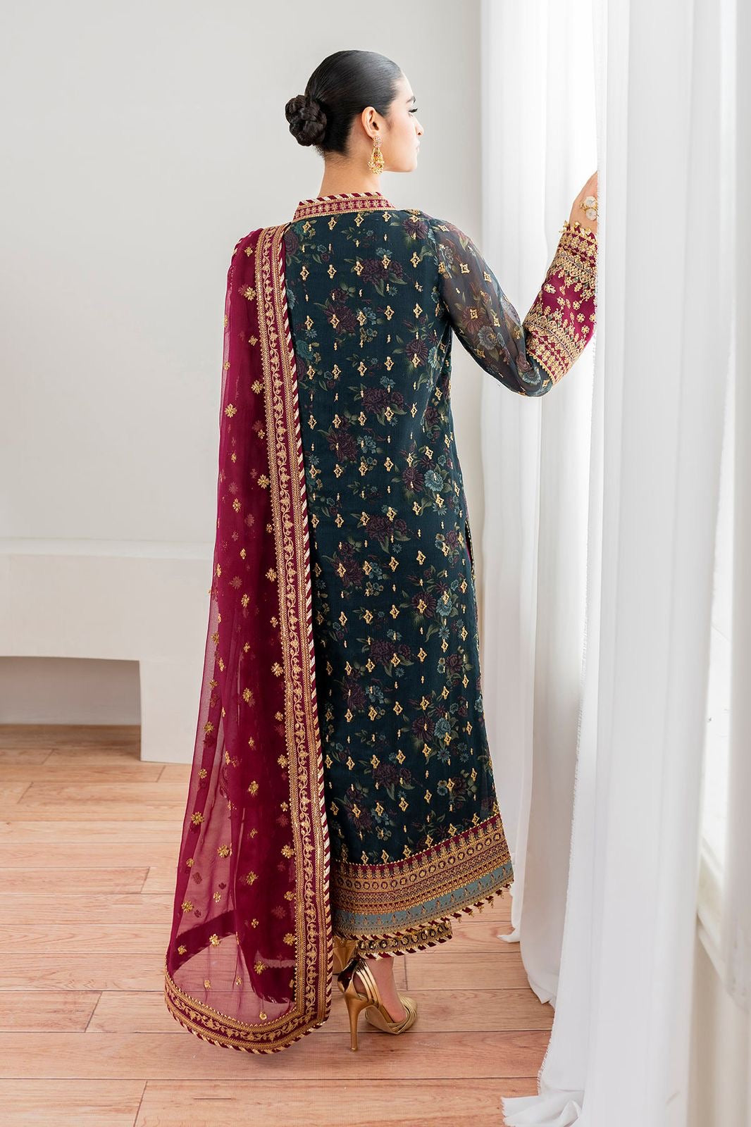 LUXURY CHIFFON 3PCS STITCHED | LC-2712-US