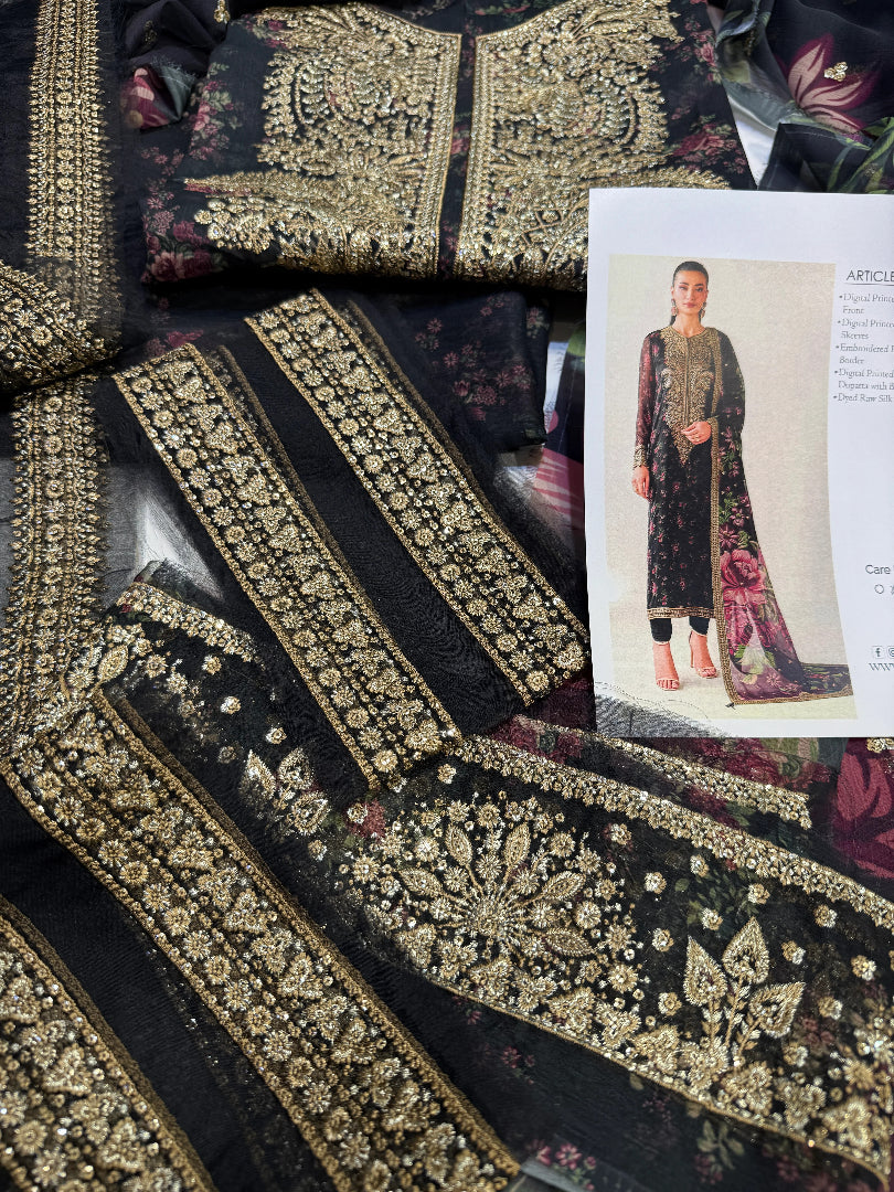 LUXURY CHIFFON 3PCS STITCHED | LC-2705-US