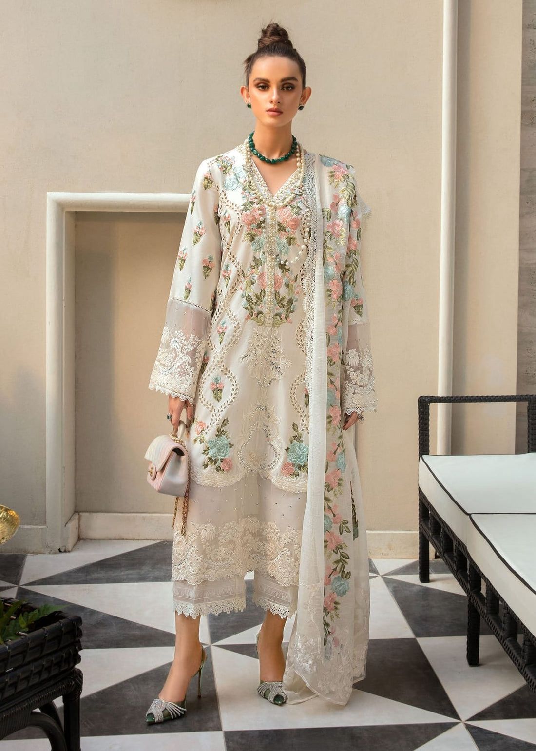 LUXURY LAWN 3PCS STITCHED | LL-1766-US