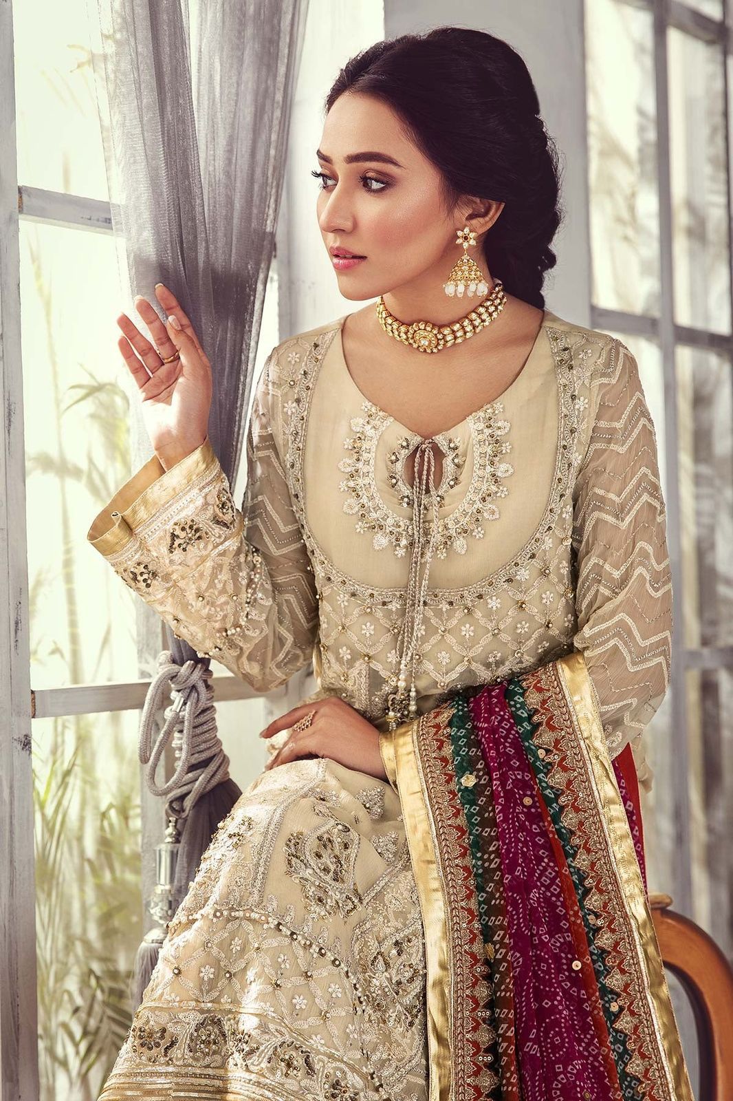 LUXURY CHIFFON 3PCS STITCHED | LC-2709-US