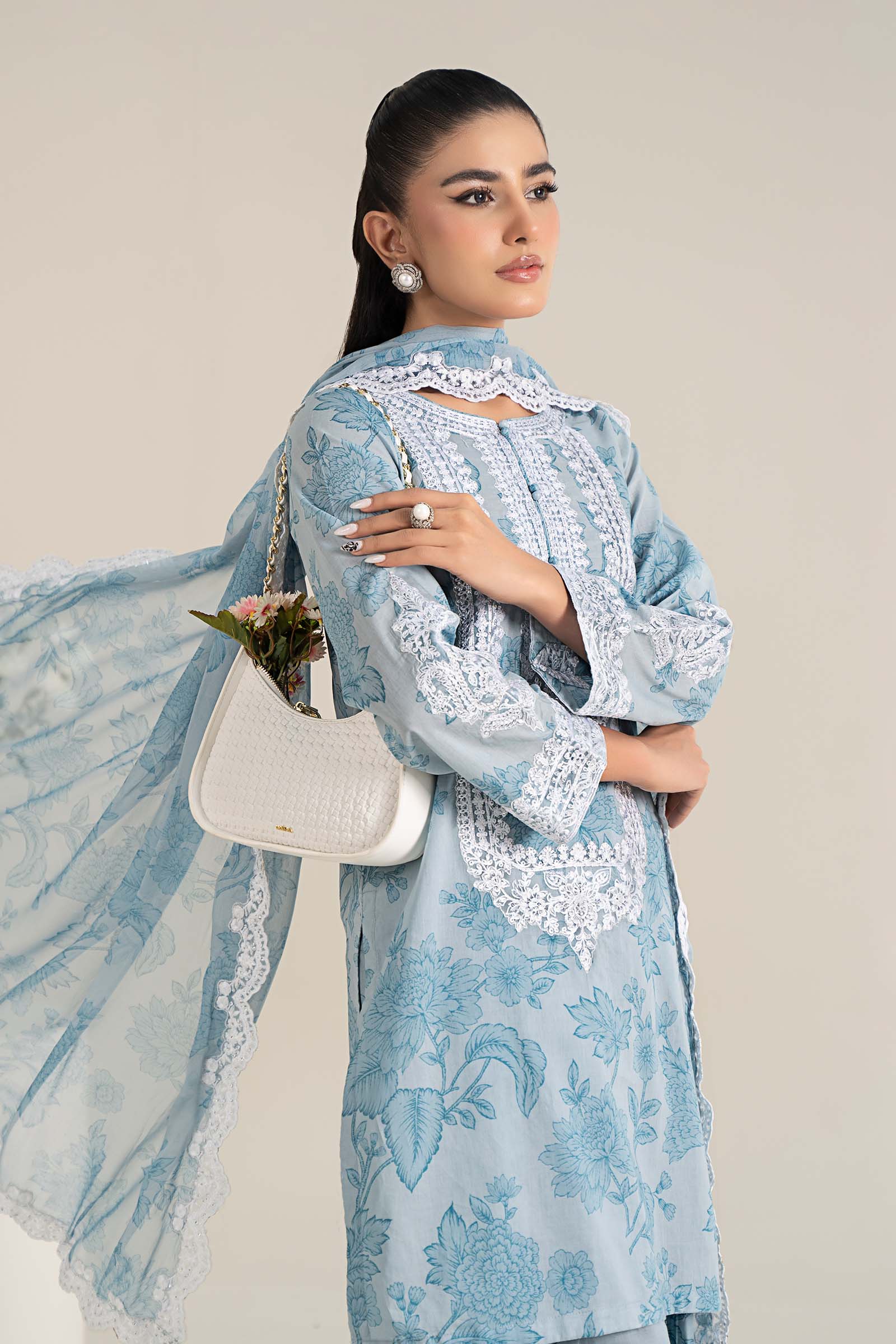 LUXURY LAWN 3PCS STITCHED | LL-1728-US