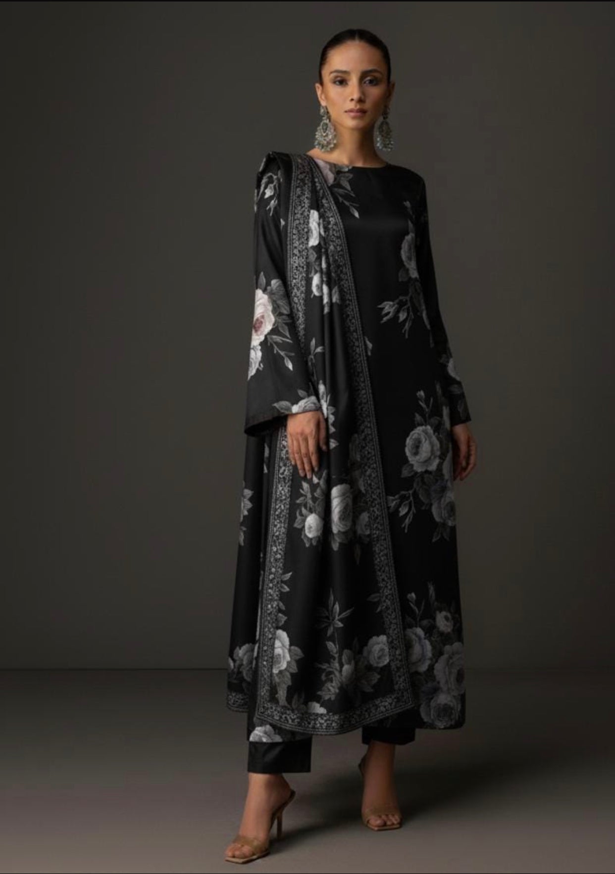LUXURY SILK 3PCS STITCHED | LS-3605-US
