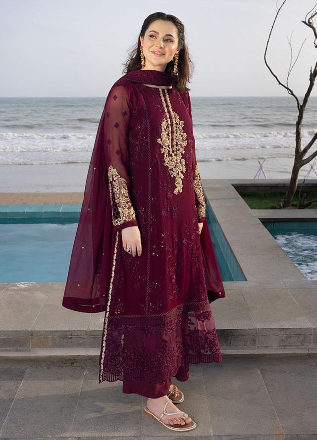 LUXURY CHIFFON 3PCS STITCHED | LC-2700-US