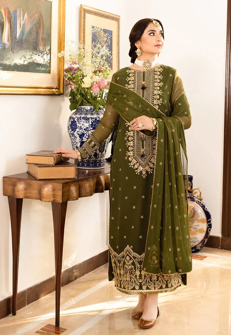 LUXURY CHIFFON 3PCS STITCHED | LC-2702-US