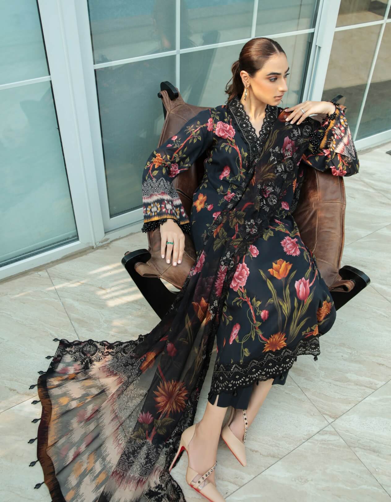 LUXURY LAWN 3PCS STITCHED | LL-1717-US