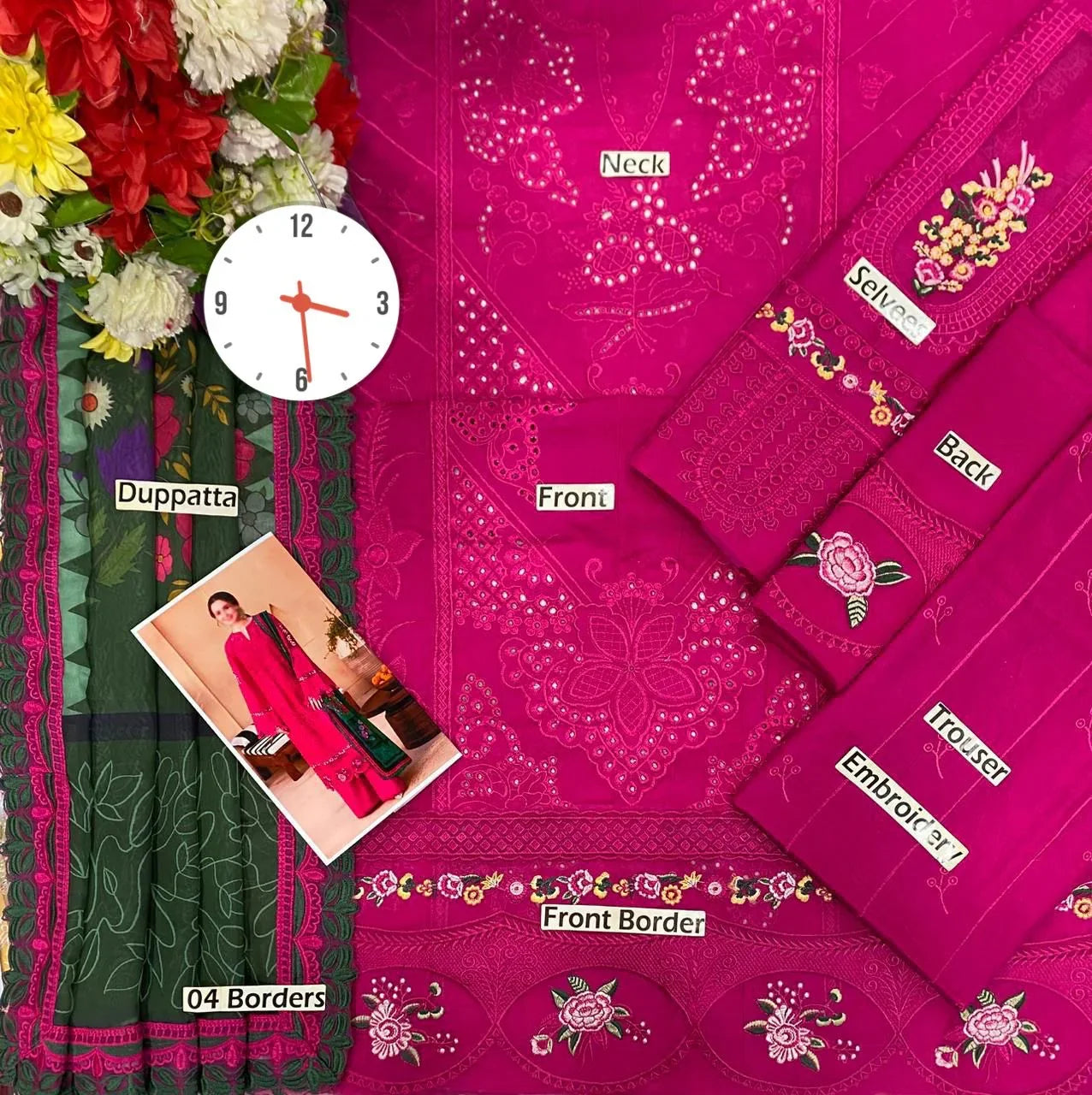LUXURY LAWN 3PCS STITCHED | LL-1711-US