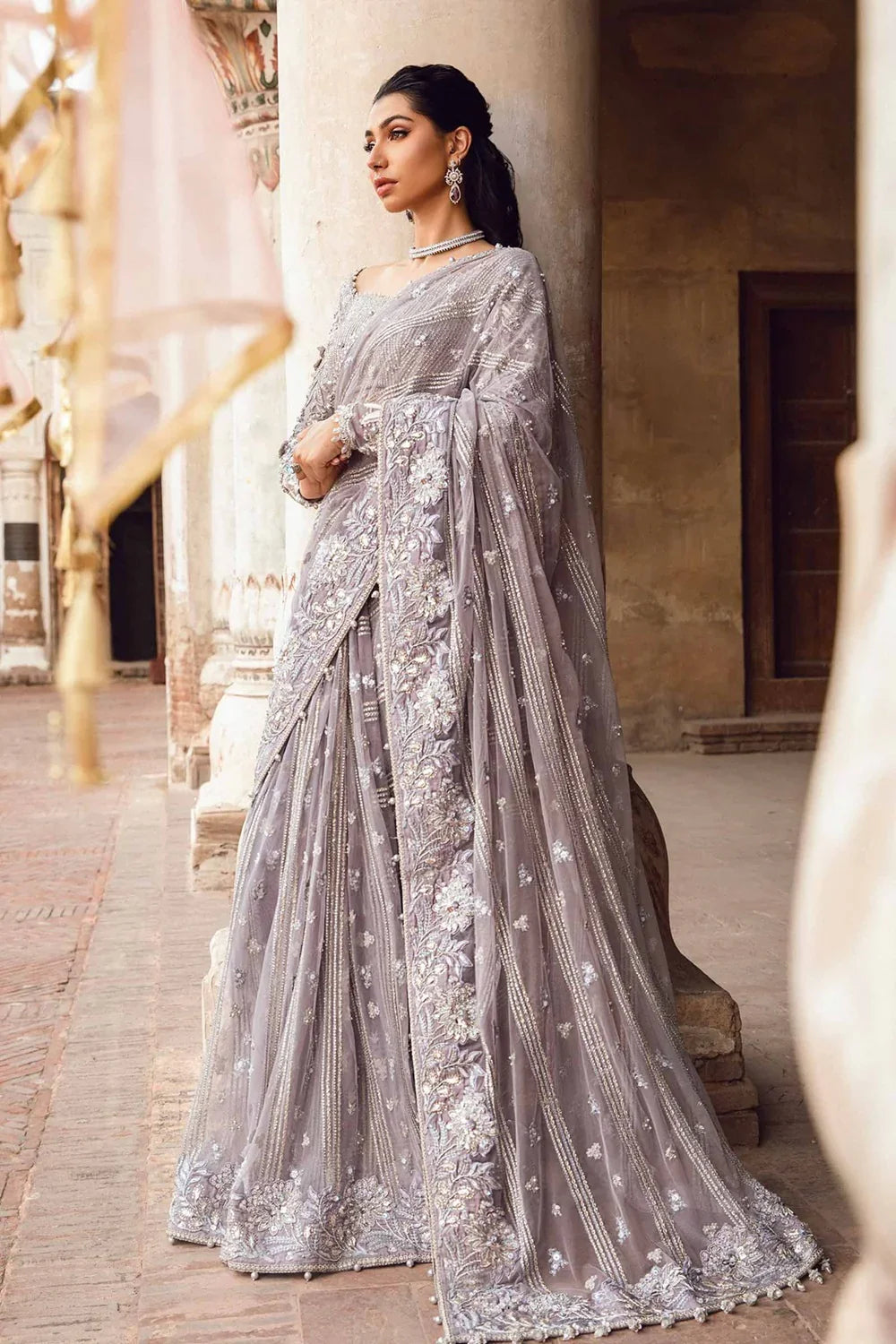 LUXURY SAREE UN-STITCHED | LS-4307-US
