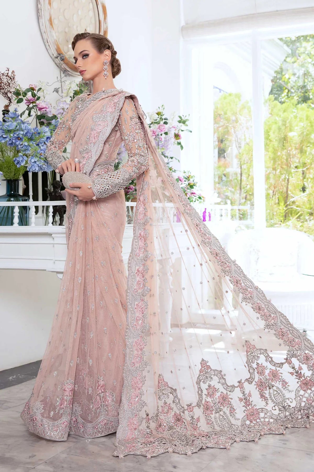 LUXURY SAREE UN-STITCHED | LS-4312-US