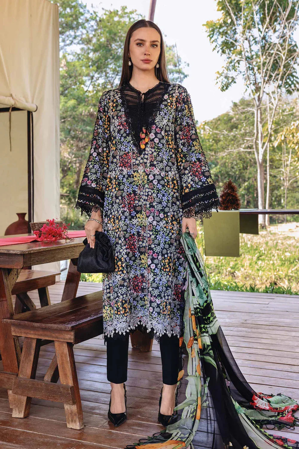 LUXURY LAWN 3PCS STITCHED | LL-1725-US