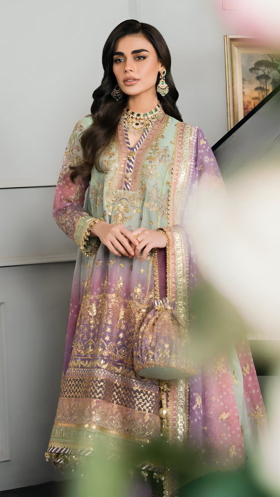 LUXURY LAWN 3PCS STITCHED | LL-1750-US