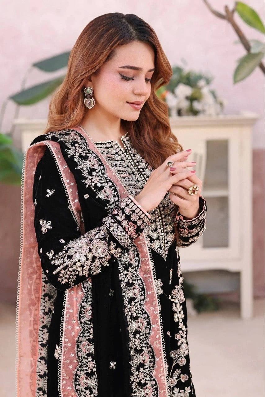 LUXURY VELVET 3PCS STITCHED | LV-5204-US