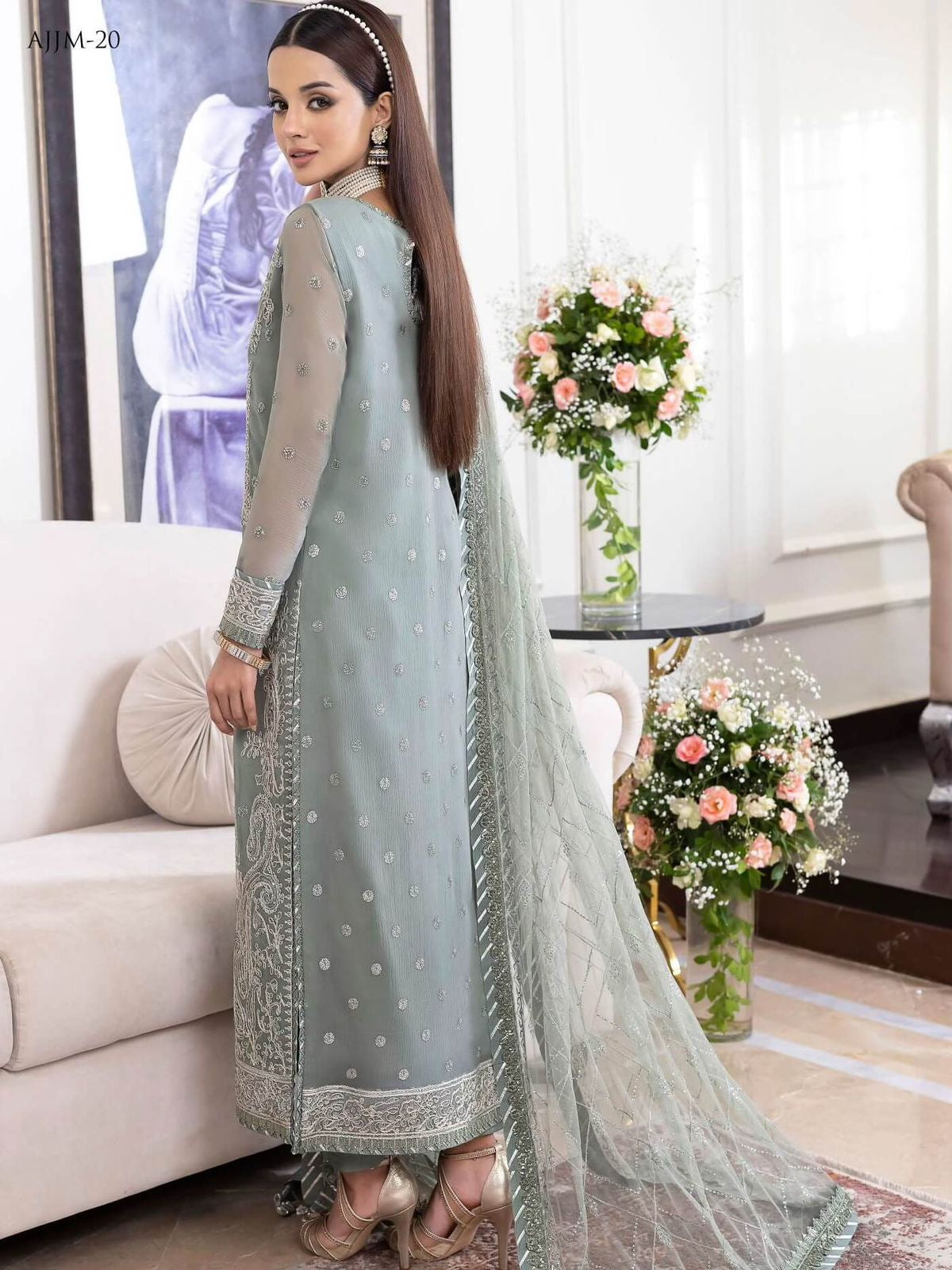 LUXURY CHIFFON 3PCS STITCHED | LC-2701-US