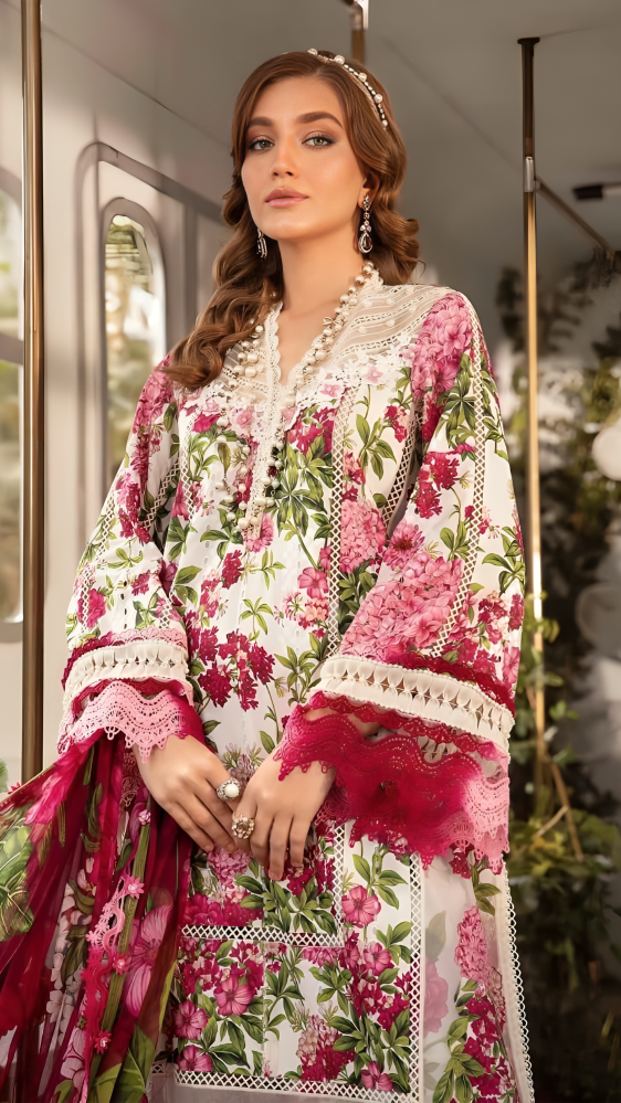 LUXURY LAWN 3PCS STITCHED | LL-1734-US