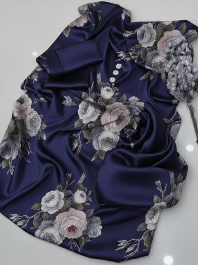 LUXURY SILK 3PCS STITCHED | LS-3603-US