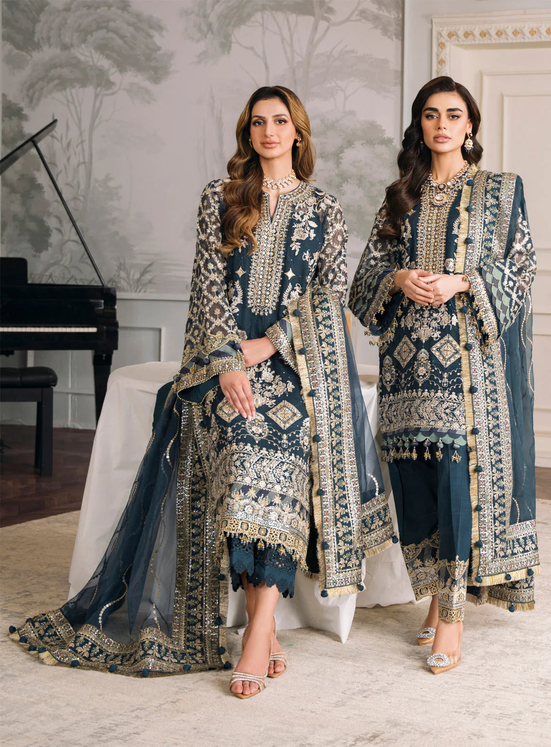 LUXURY CHIFFON 3PCS STITCHED | LC-2711-US