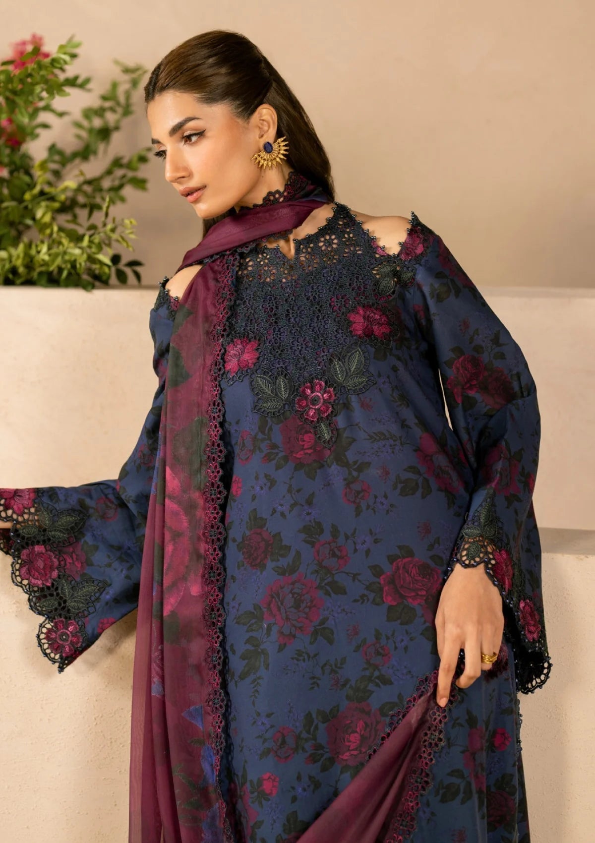 LUXURY LAWN 3PCS STITCHED | LL-1726-US