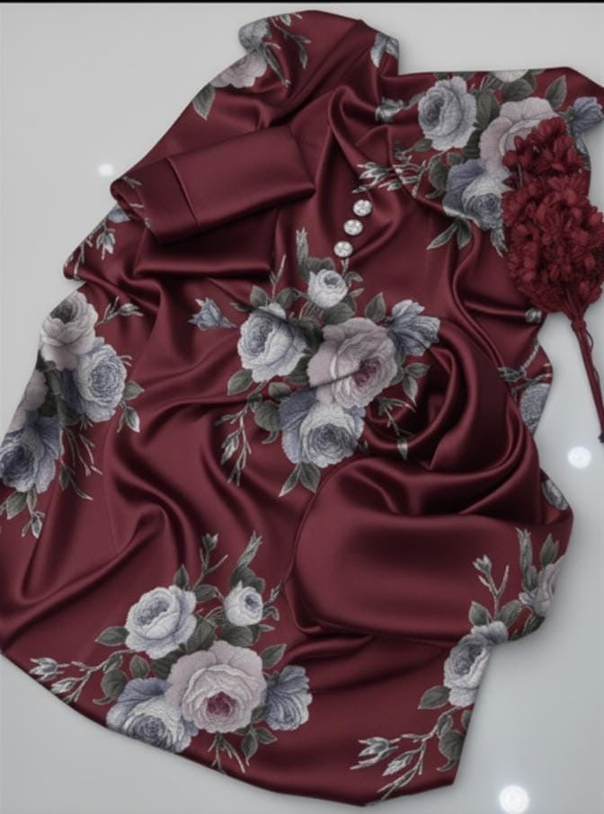 LUXURY SILK 3PCS STITCHED | LS-3604-US