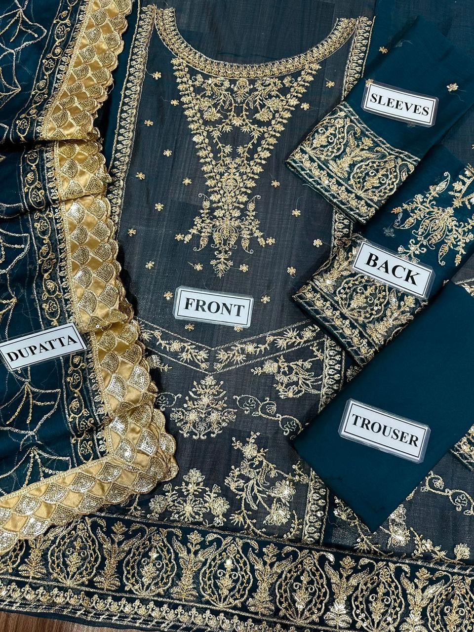 LUXURY CHIFFON 3PCS STITCHED | LC-2706-US
