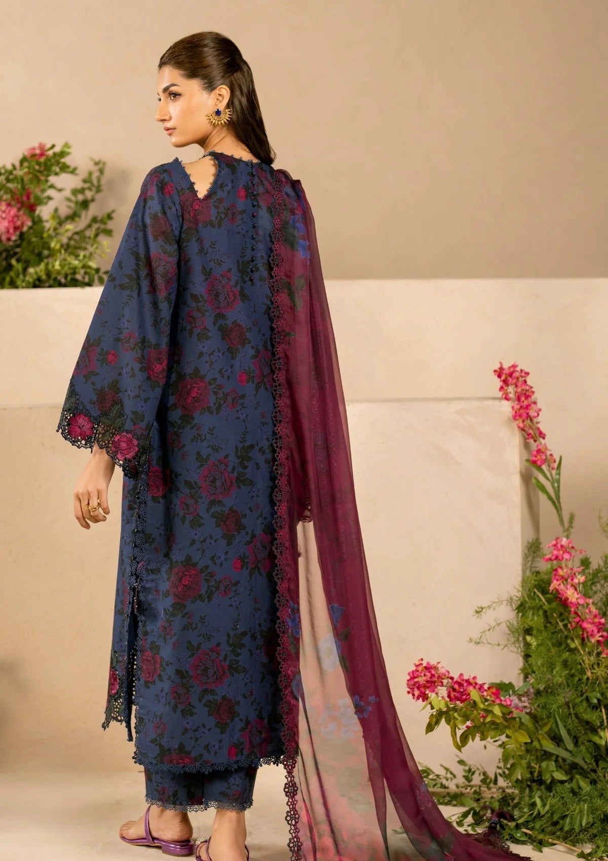 LUXURY LAWN 3PCS STITCHED | LL-1726-US
