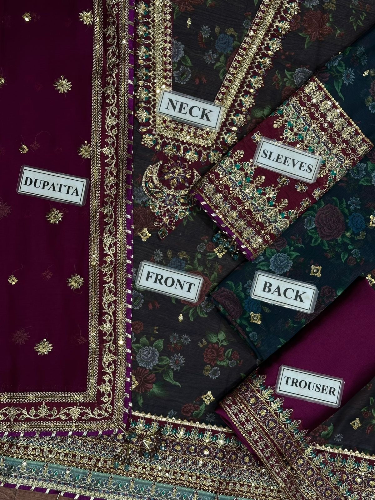 LUXURY CHIFFON 3PCS STITCHED | LC-2712-US