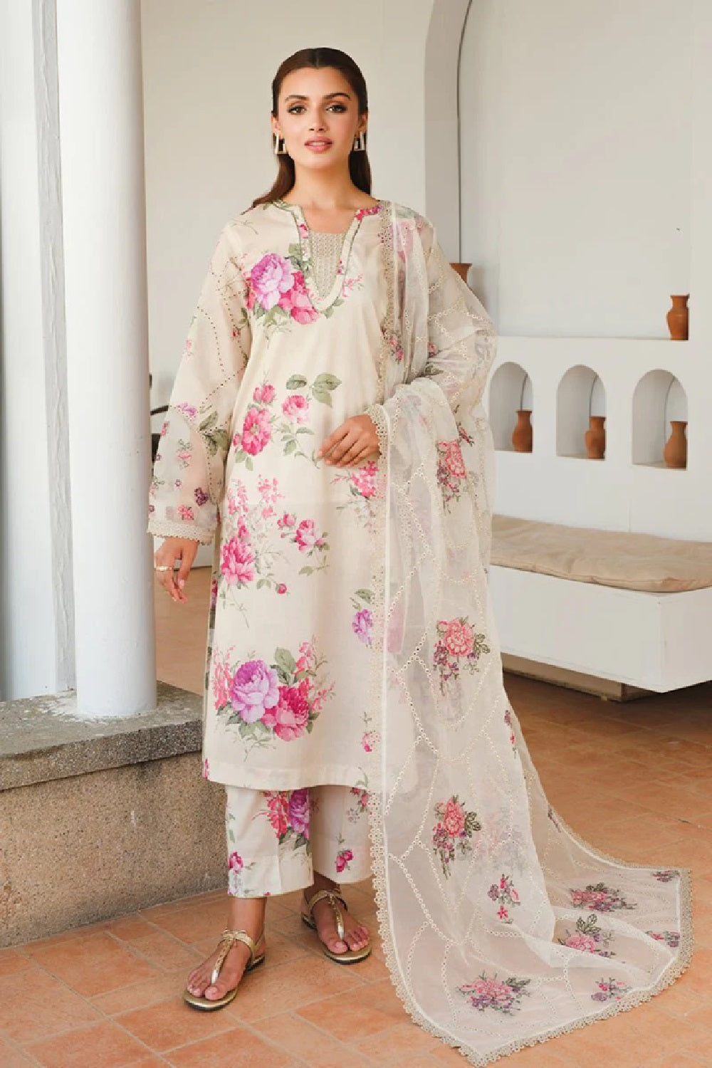 LUXURY LAWN 3PCS STITCHED | LL-1761-US
