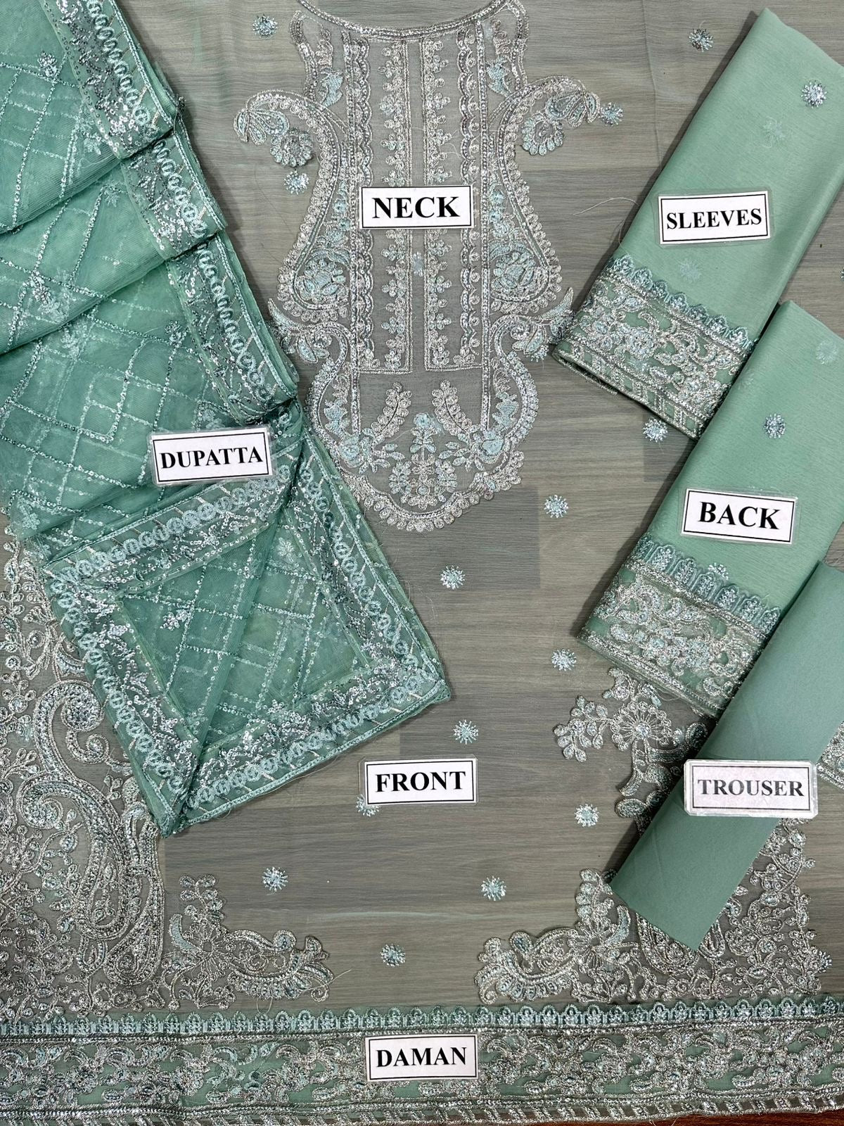 LUXURY CHIFFON 3PCS STITCHED | LC-2701-US