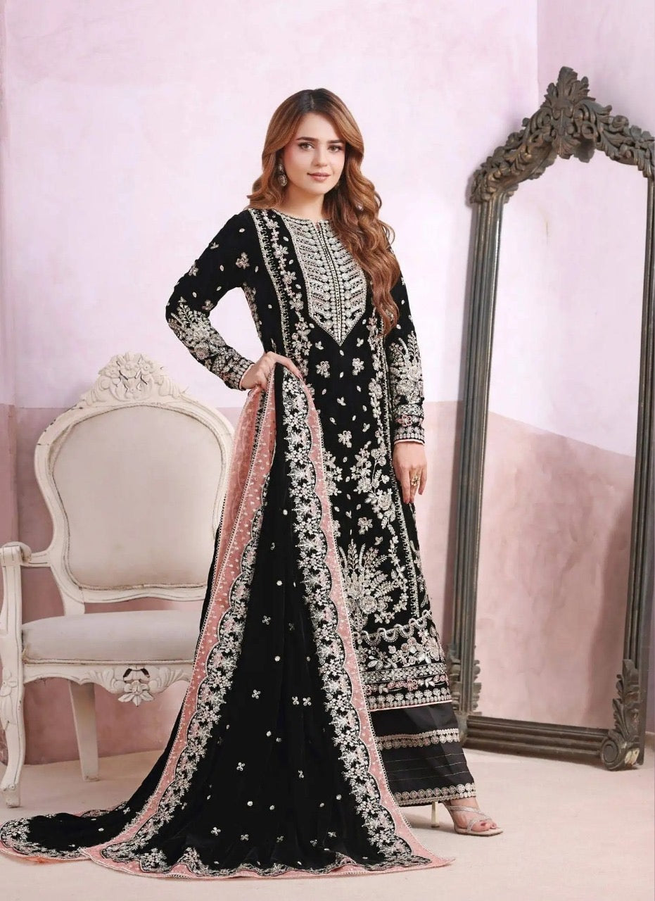LUXURY VELVET 3PCS STITCHED | LV-5204-US