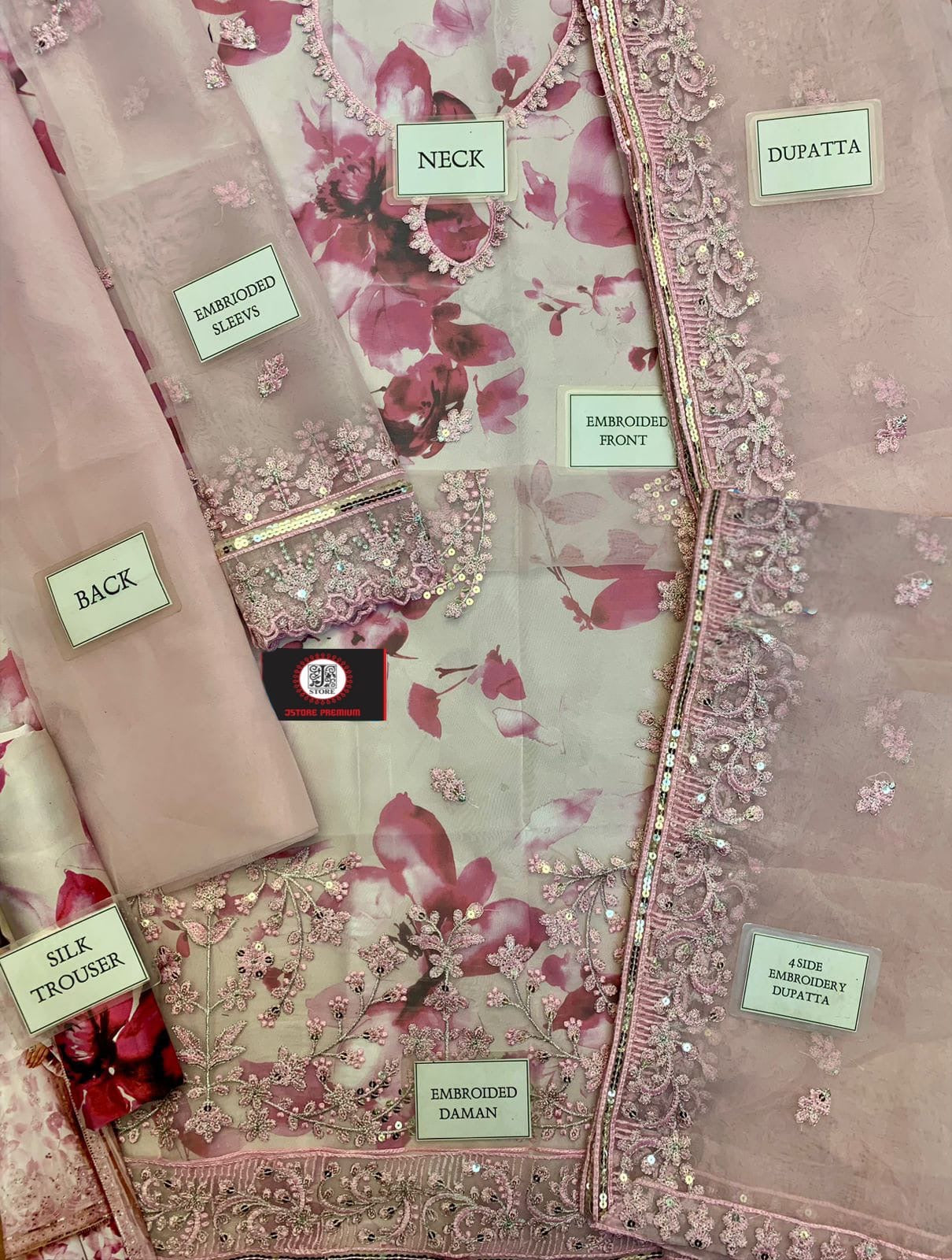 LUXURY ORGANZA 3PCS