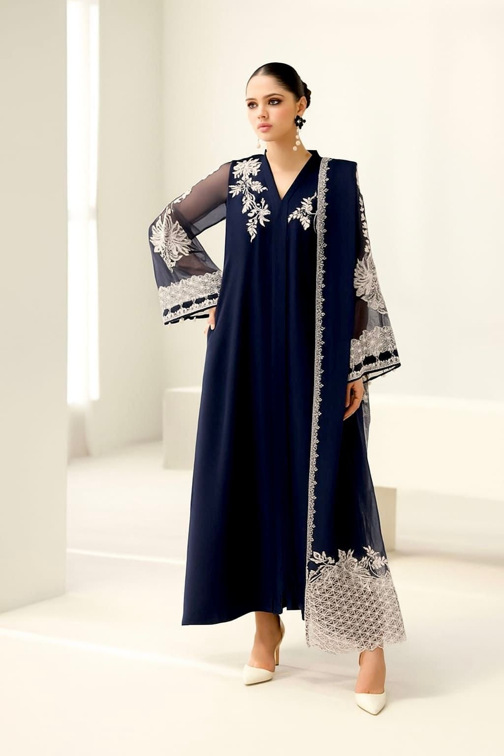 LUXURY CHIFFON 3PCS STITCHED | LC-2704-US