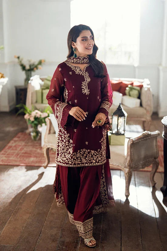 LUXURY CHIFFON 3PCS STITCHED | LC-2710-US
