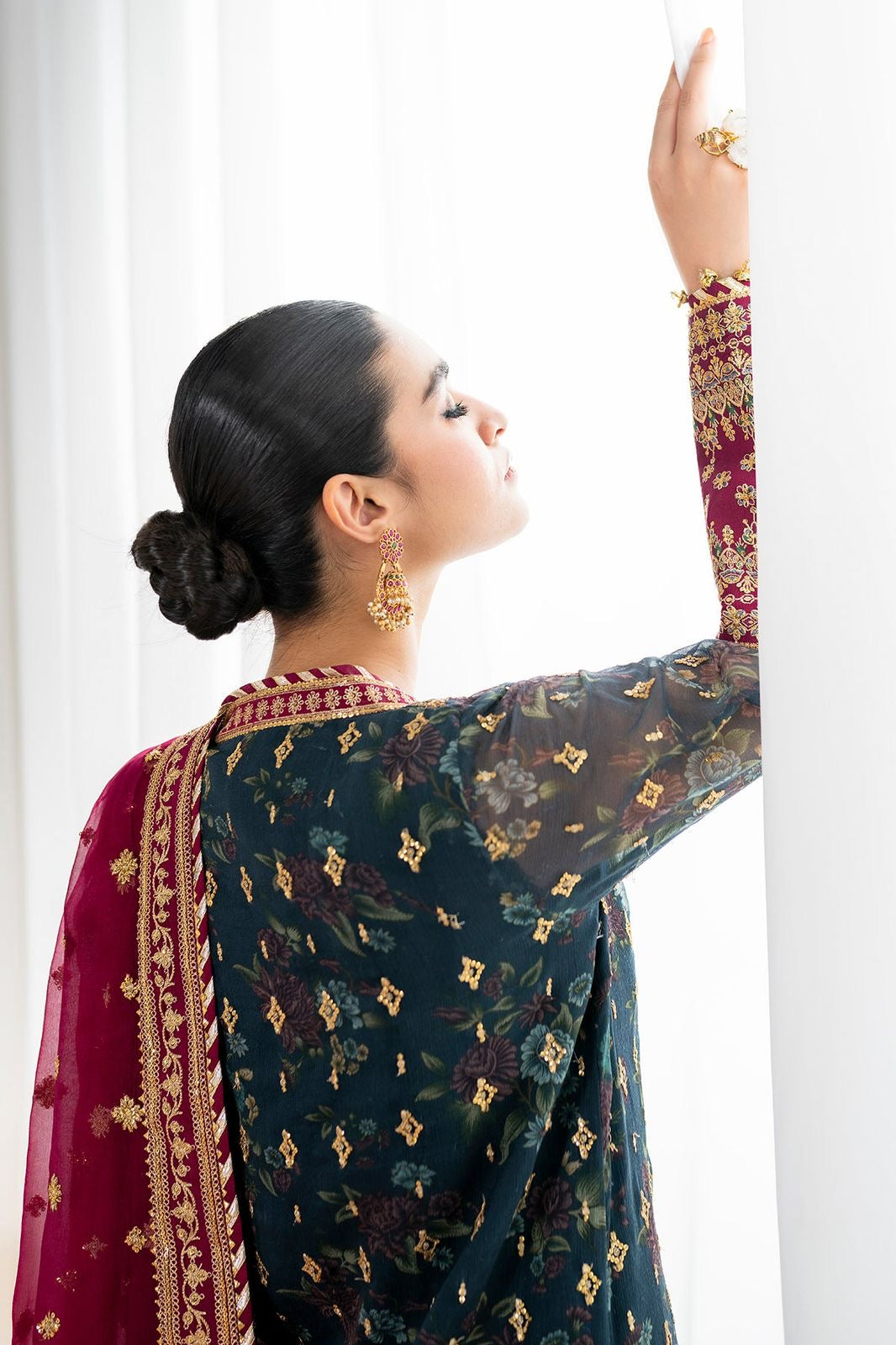 LUXURY CHIFFON 3PCS STITCHED | LC-2712-US