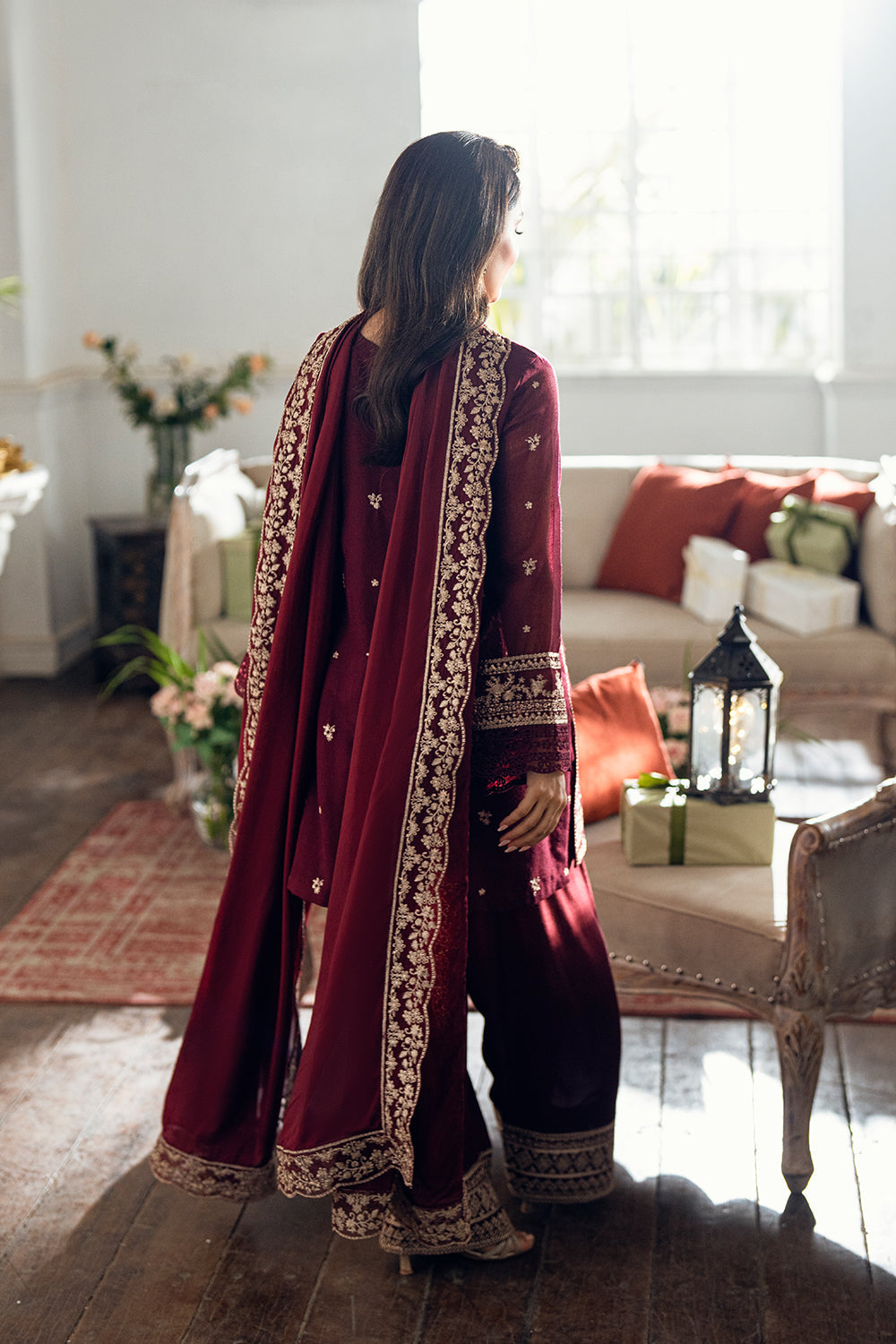 LUXURY CHIFFON 3PCS STITCHED | LC-2710-US