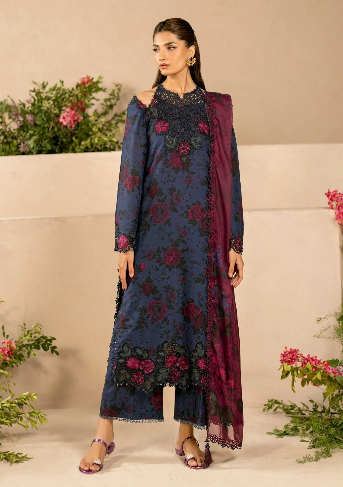 LUXURY LAWN 3PCS STITCHED | LL-1726-US