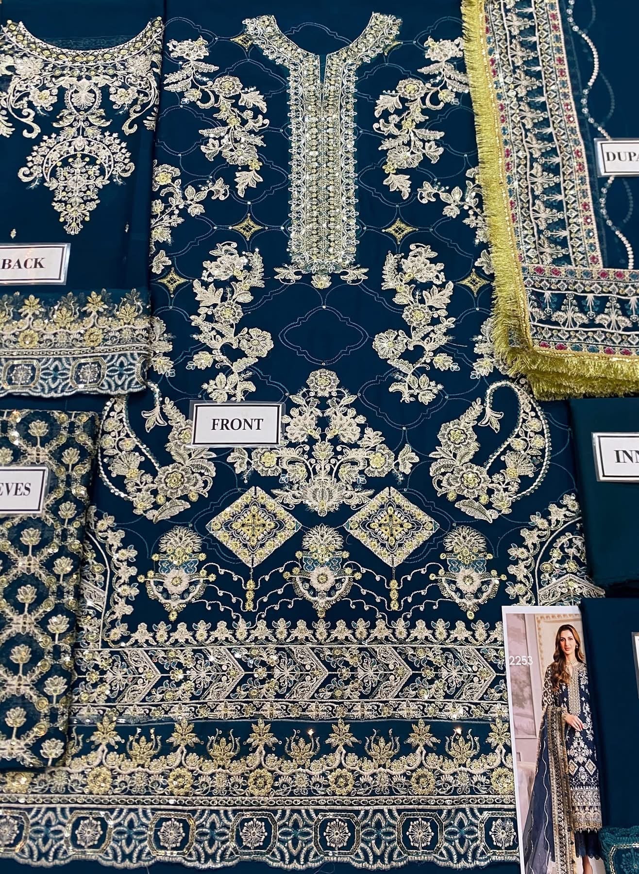 LUXURY CHIFFON 3PCS STITCHED | LC-2711-US