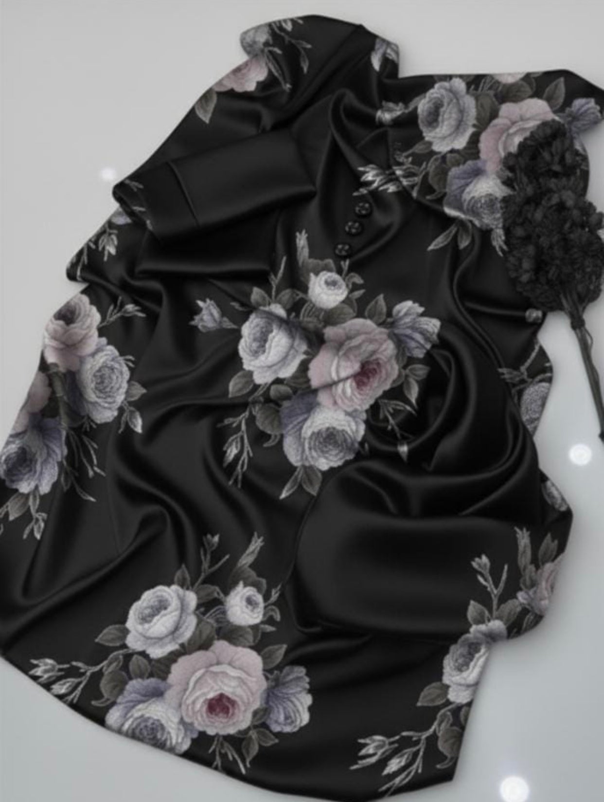LUXURY SILK 3PCS STITCHED | LS-3605-US