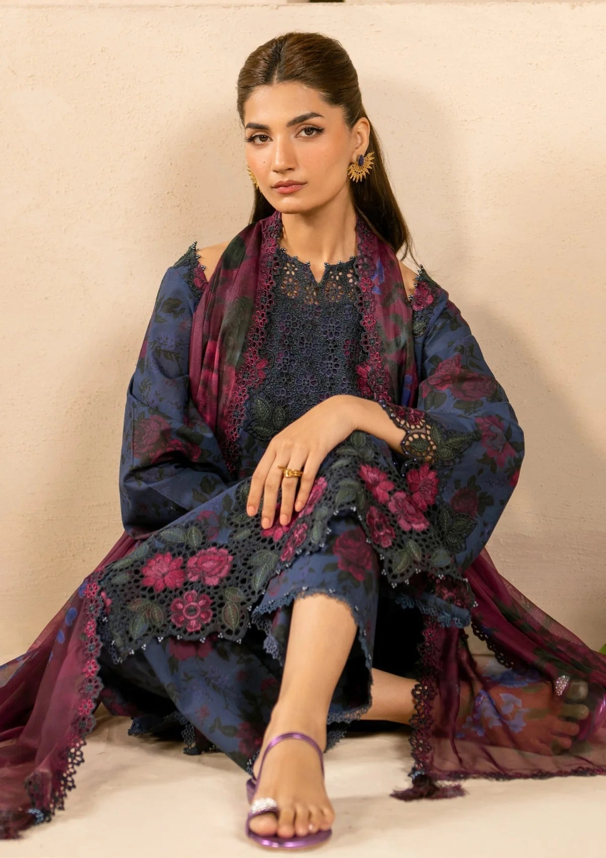 LUXURY LAWN 3PCS STITCHED | LL-1726-US
