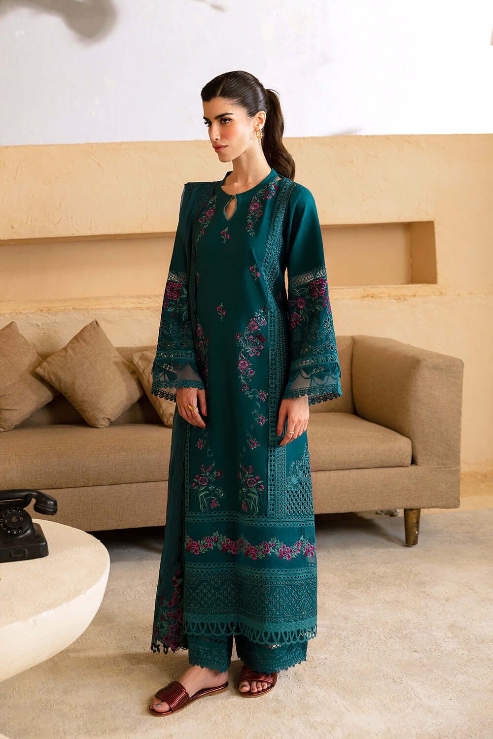 LUXURY LAWN 3PCS STITCHED | LL-1756-US