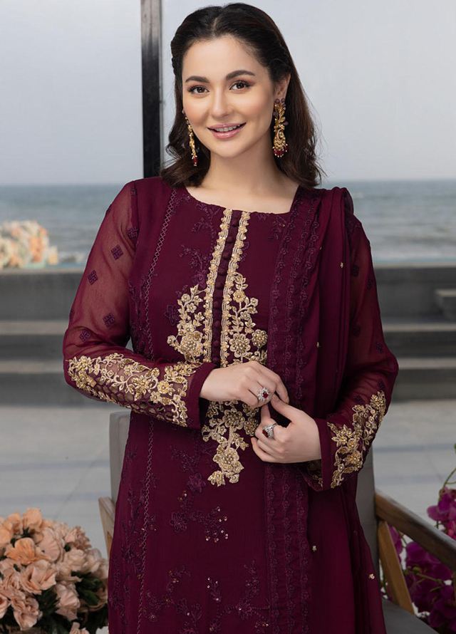 LUXURY CHIFFON 3PCS STITCHED | LC-2700-US