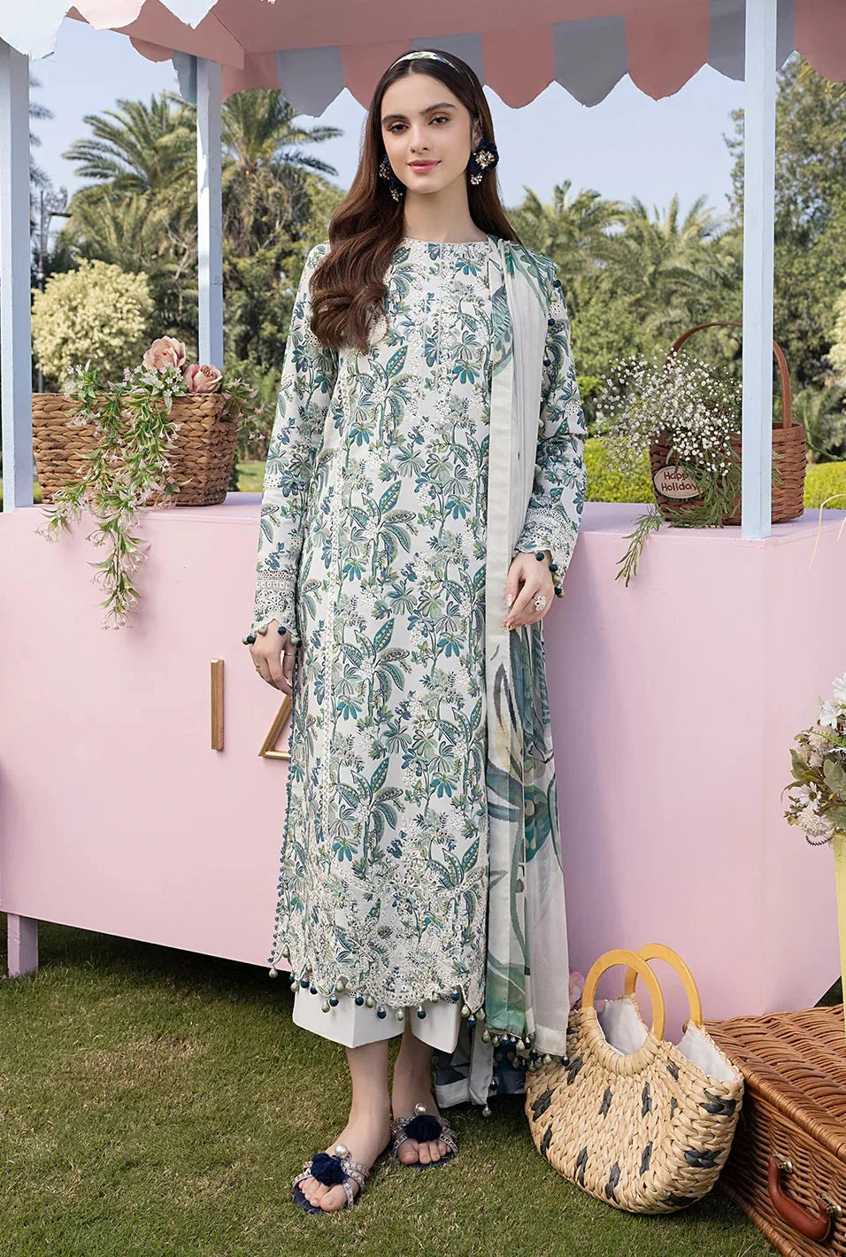 LUXURY LAWN 3PCS STITCHED | LL-1722-US