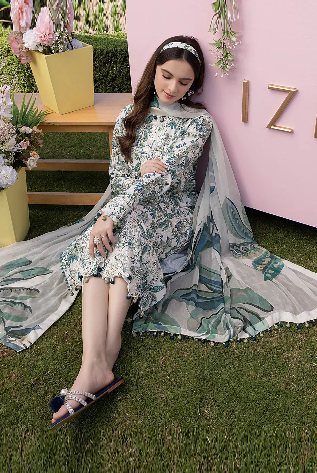 LUXURY LAWN 3PCS STITCHED | LL-1722-US