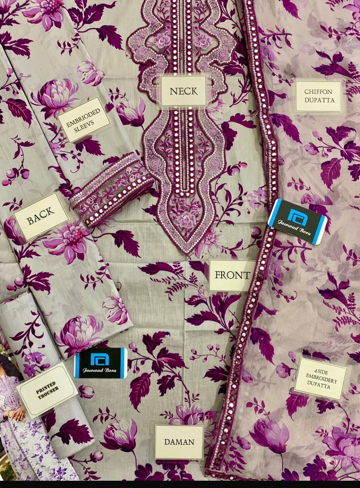 LUXURY LAWN 3PCS STITCHED | LL-1718-US