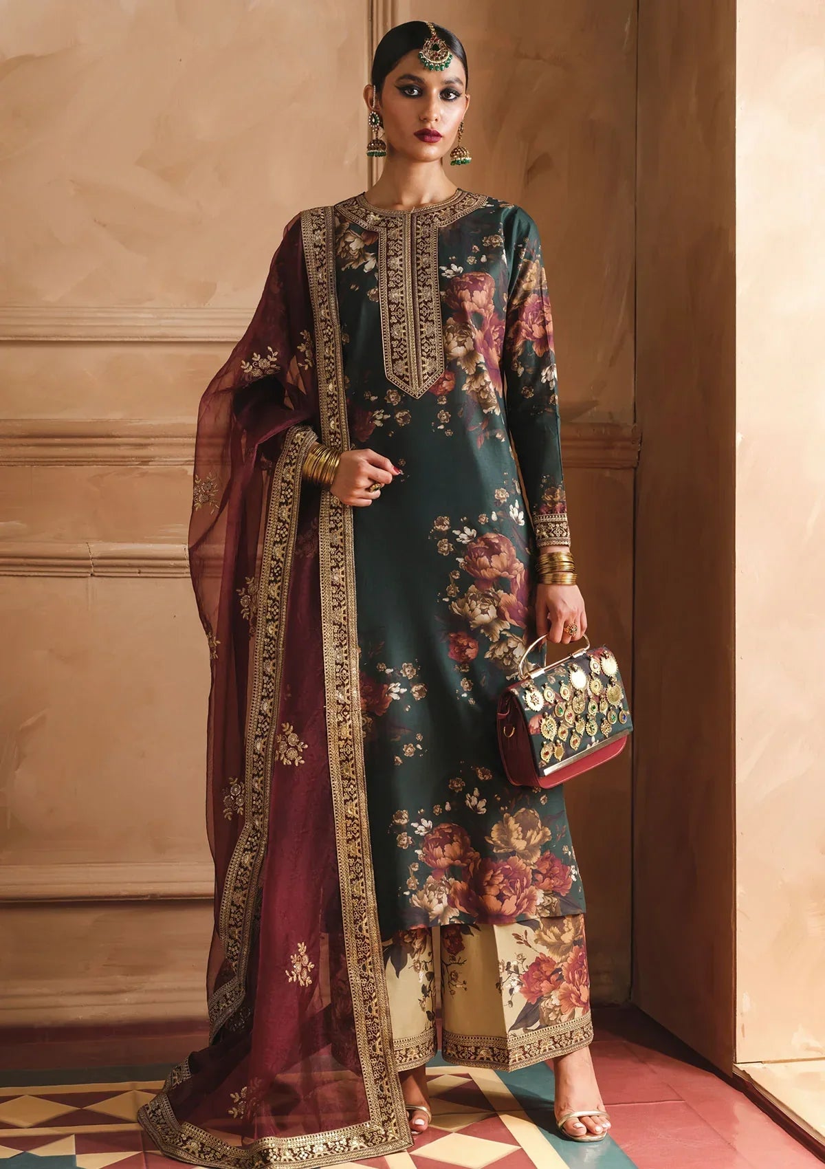 LUXURY LAWN 3PCS STITCHED | LL-1708-US