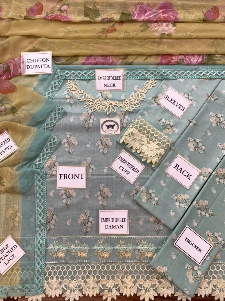 LUXURY LAWN 3PCS STITCHED | LL-1707-US