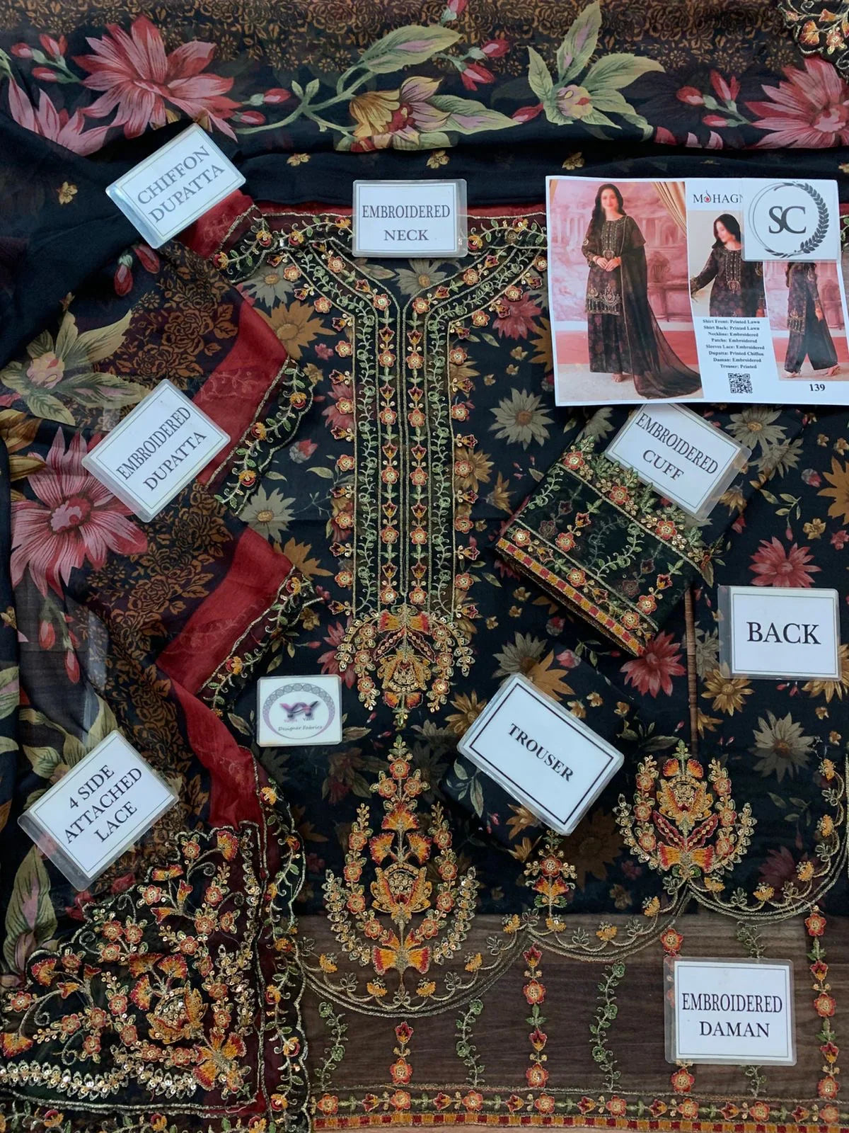 LUXURY LAWN 3PCS STITCHED | LL-1706-US