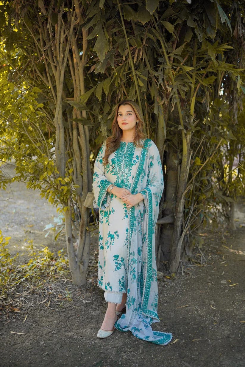 LUXURY LAWN 3PCS STITCHED | LL-1702-US
